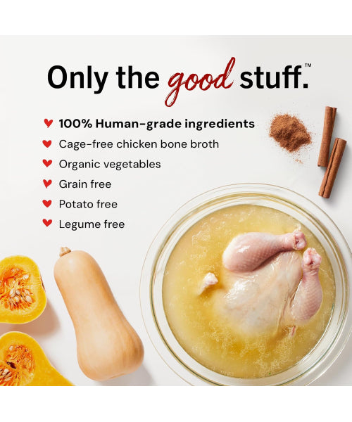 Stella & Chewy's, Bountiful Beef Bone Broth  Recipe for Dogs. 454 ml.
