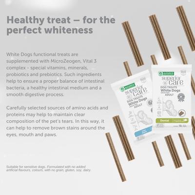 Superior Care Grain-Free White Fish Dental Dog Treats, 5.2-oz bag, 5 count