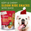Sleigh Ride Snacks Gingerbread Person Duck Recipe Soft Chew Dog Treats, 6-oz bag