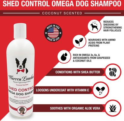 Shed Control Dog Shampoo, 17-oz bottle