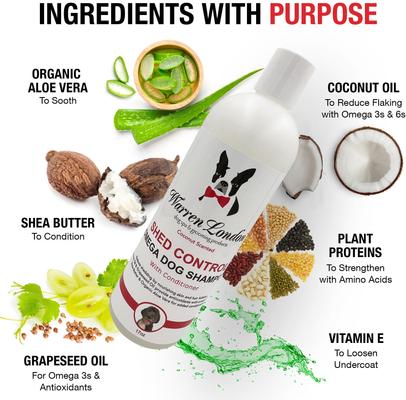 Shed Control Dog Shampoo, 17-oz bottle