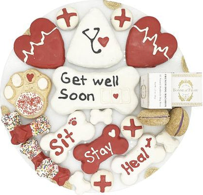 Human-Grade Get Well Soon Dog Treats Gift Box, 21 count