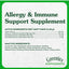 Greenies, Supplements Allergy and Immune Support sabor Crema de Cacahuate. 40 y 80 chews