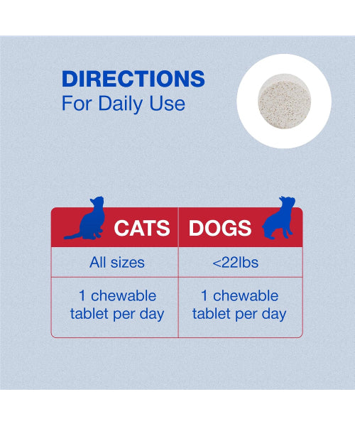Nutramax, Cobalequin B12 Chewable Tablets, Gatos y Perros pequeños. 45 tabs.