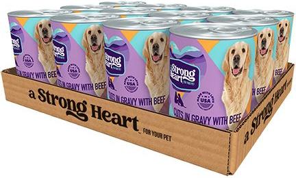 Cuts in Gravy with Beef Wet Dog Food, 13.2-oz can, case of 12