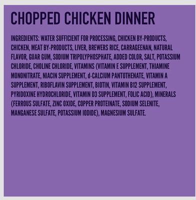 Chopped Chicken Dinner Wet Dog Food, 13.2-oz can, case of 12