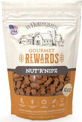 Gourmet Rewards Nut’R’Nipz Peanut Flavor Dog Biscuits, 2-lb bag