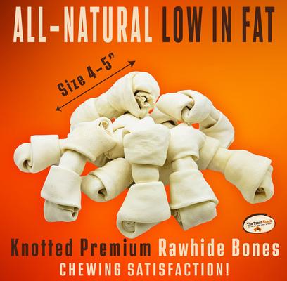 4 to 5-in Knotted Bones Rawhide Dog Treats, 30 count