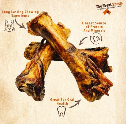 8-9-in Smoked Meaty Beef Shin Bones Dog Treat, 6 count