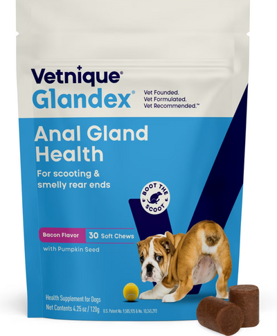 Vetnique Labs, Suplemento para las Glándulas Anales, Sabor Tocino, 3 opc.