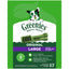 Greenies Original Large, sabor pollo, empaque frontal de 17 unidades
