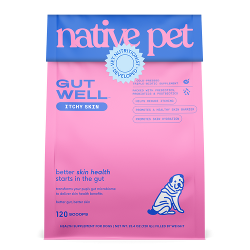 Native Pet GutWell Itchy Skin, 120 scoops