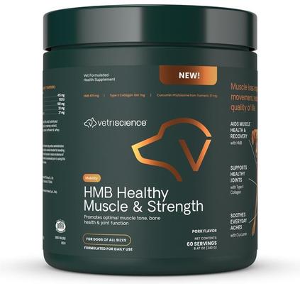 VetriScience HMB Healthy Muscle & Strength 240 g, fotografía exacta de Chewy 1652310