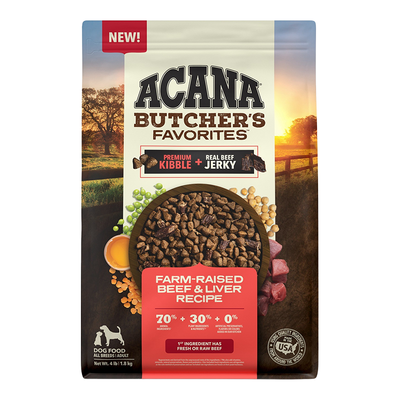 ACANA Butcher's Favorites Beef Liver 4 lb / 1.81 kg