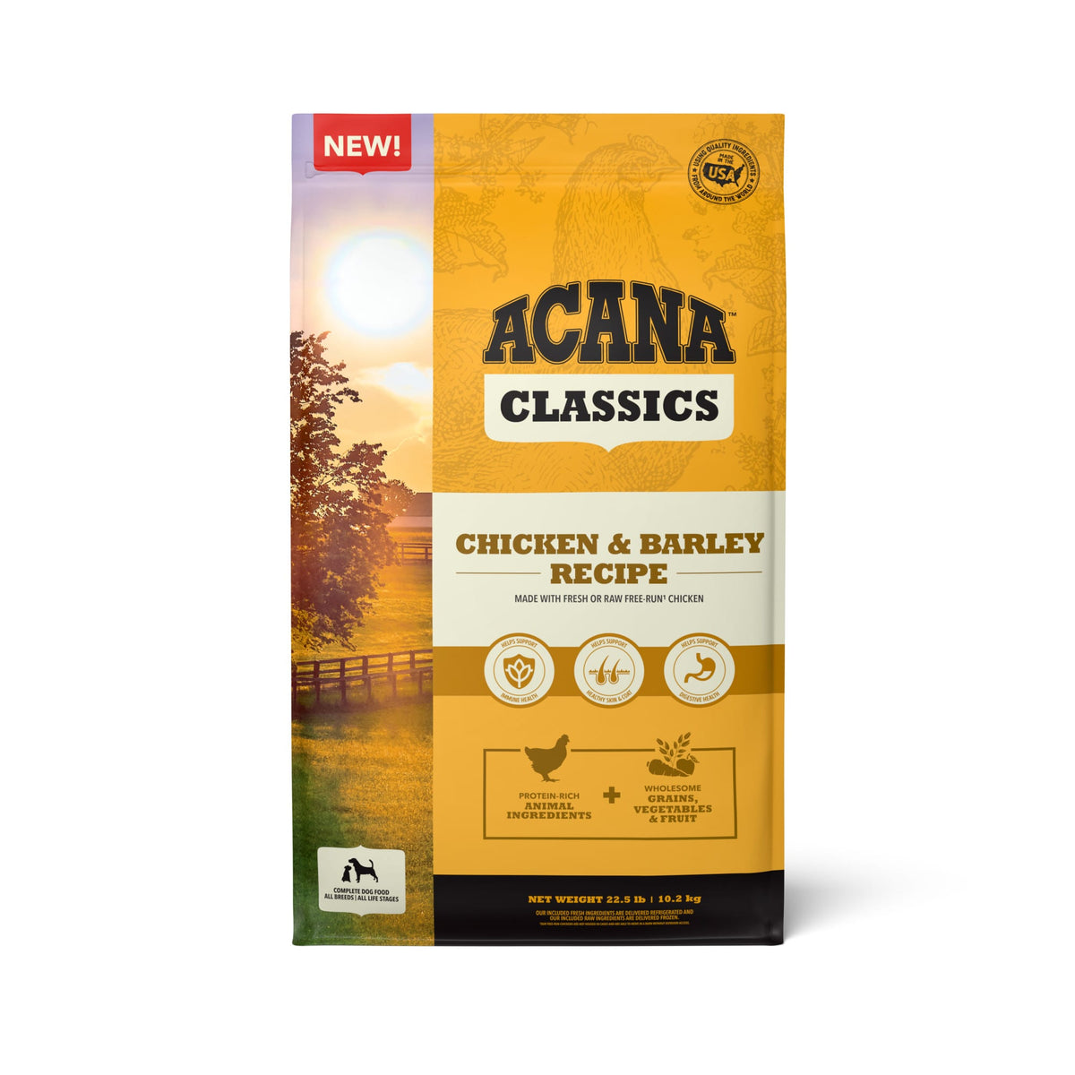 ACANA Classics Pollo y Cebada bolsa 22.5 lb (10.21 kg)