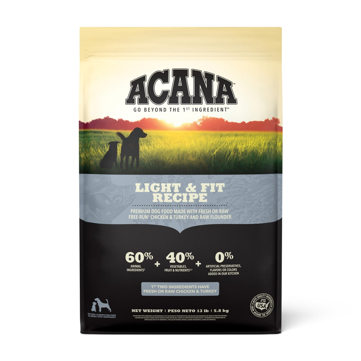 ACANA Recipes sin cereales light-fit bolsa 13 lb