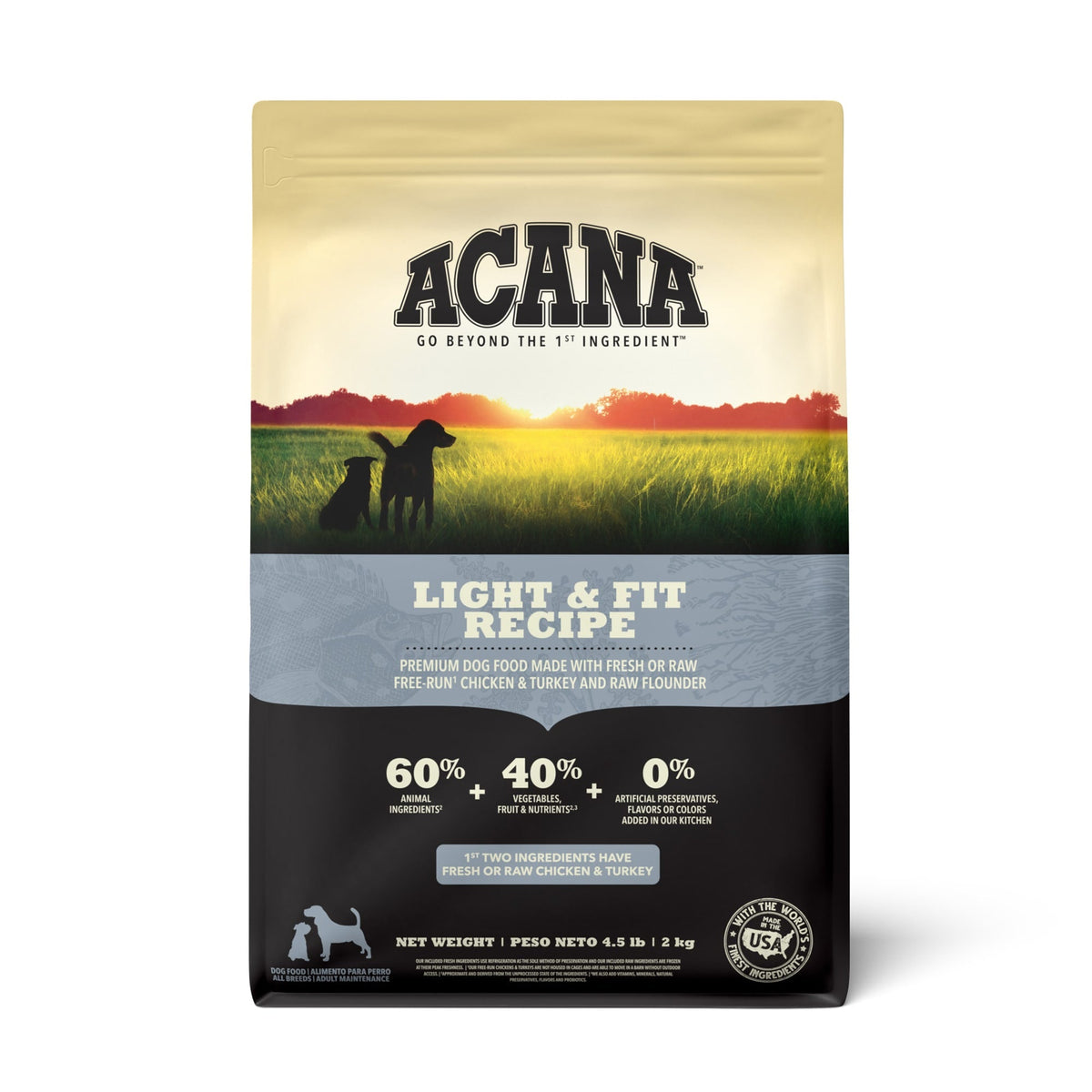 ACANA Recipes sin cereales light-fit bolsa 4.5 lb