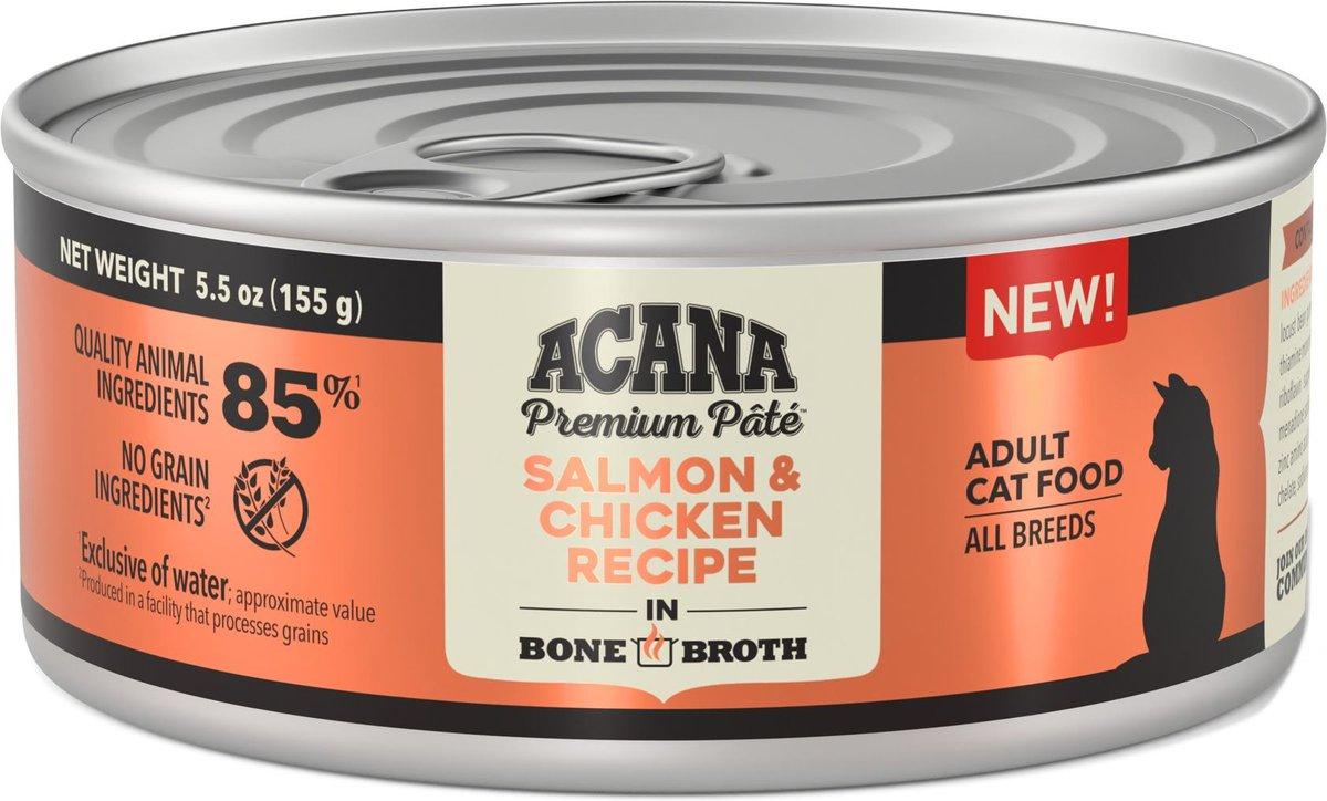 ACANA Premium Paté salmón y pollo, lata 155 g