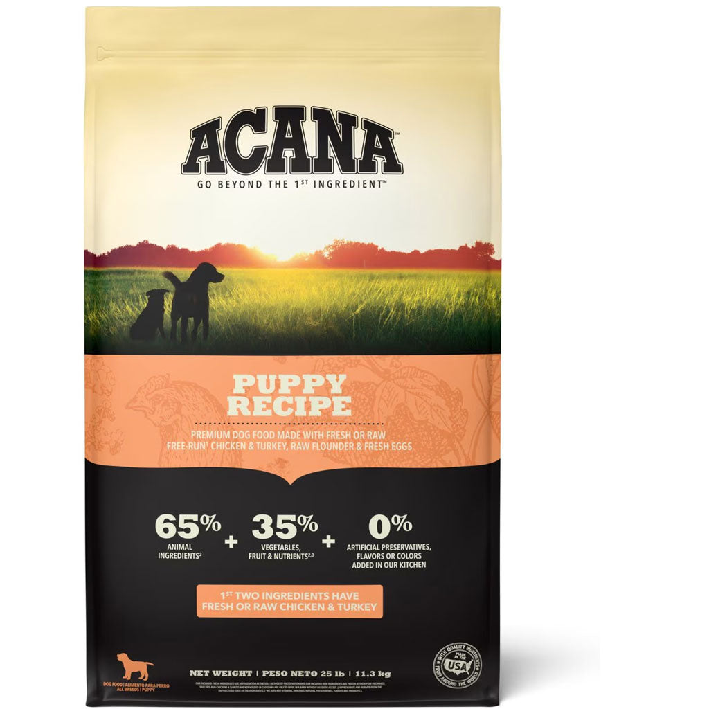 ACANA Puppy Recipe bolsa 11.34 kg (25 lb)