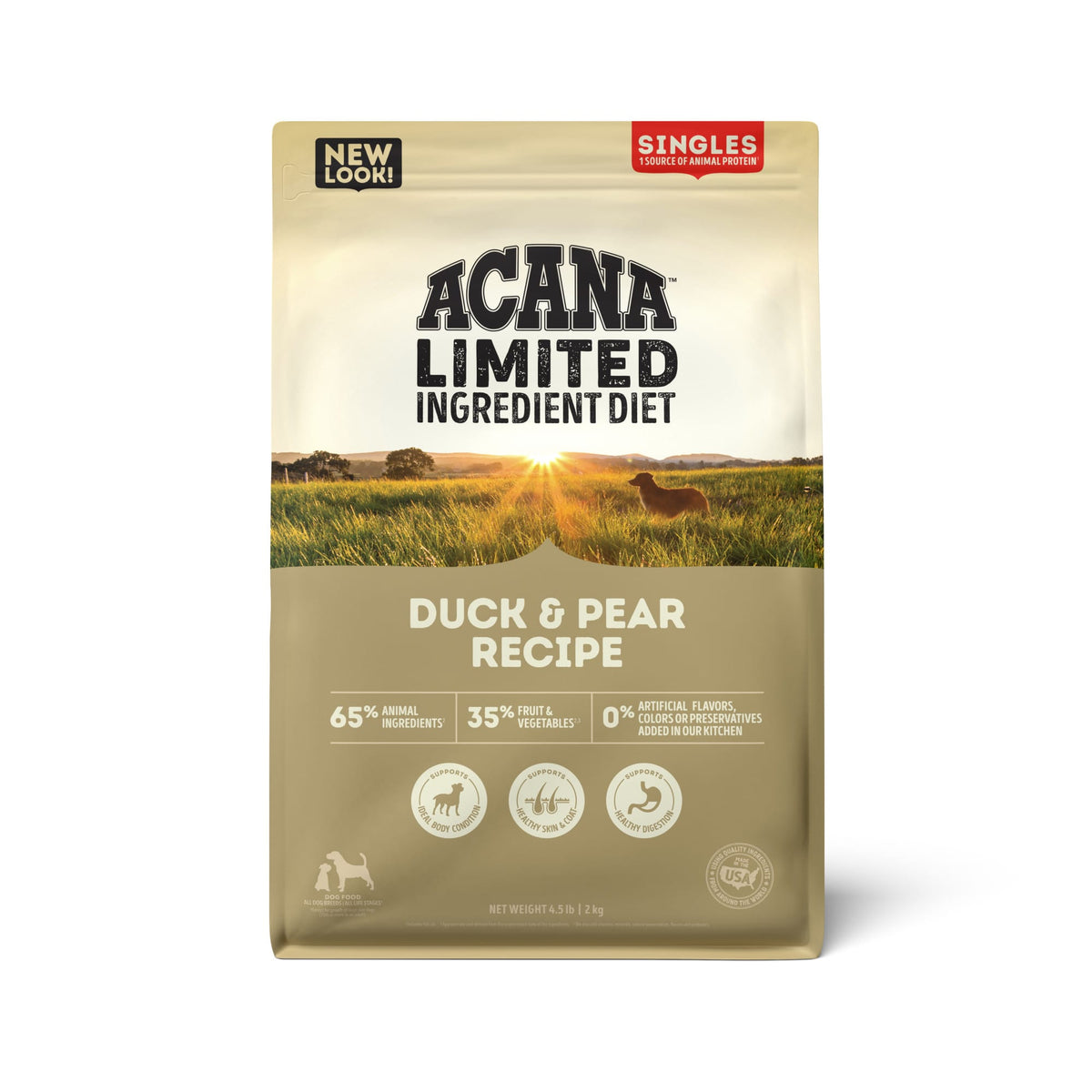 ACANA Singles duck-pear bolsa 4.5 lb