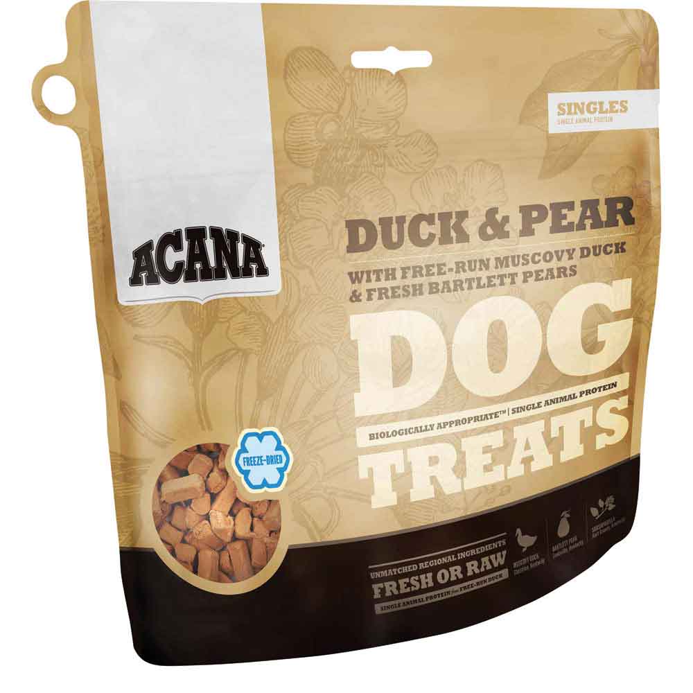 ACANA Singles Duck Pear Freeze-Dried Treats, 3.25 oz 92 g