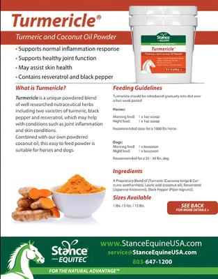 Turmericle Powder Dog Supplement, 1-lb