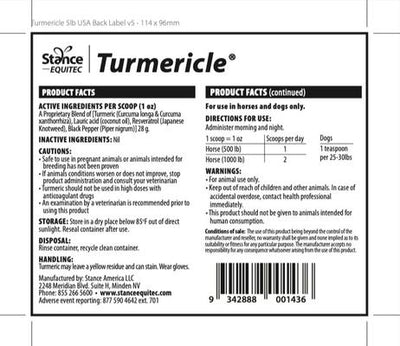Turmericle Powder Dog Supplement, 1-lb