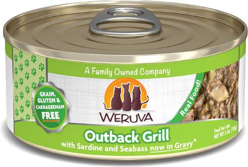 Outback Grill with Trevally & Barramundi Grain-Free Canned Cat Food, 5.5-oz, case of 24