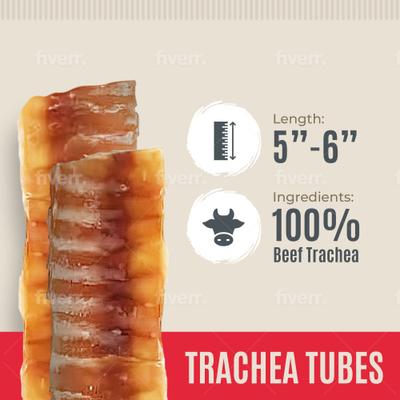 5 to 6-in Trachea Tubes Dog Treats, 12 count