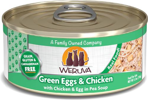 Green Eggs & Chicken with Chicken, Egg & Greens in Gravy Grain-Free Canned Cat Food, 5.5-oz, case of 24