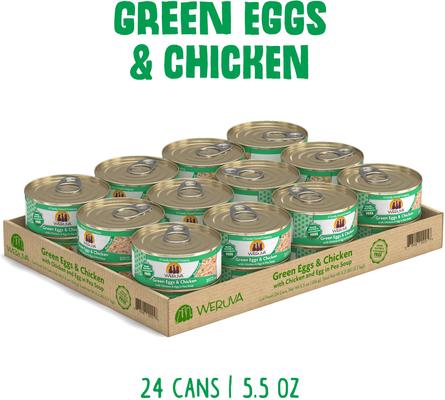 Green Eggs & Chicken with Chicken, Egg & Greens in Gravy Grain-Free Canned Cat Food, 5.5-oz, case of 24