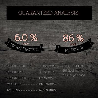 Golosinas para lamer para gatos de puré de pescado de océano, bolsa de 2 oz