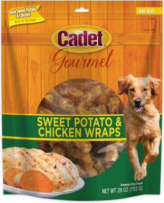 Gourmet Wrapped Treats Chicken & Sweet Potato Flavor Dog Treats, 28-oz