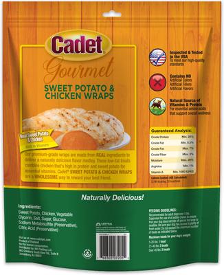 Gourmet Wrapped Treats Chicken & Sweet Potato Flavor Dog Treats, 28-oz
