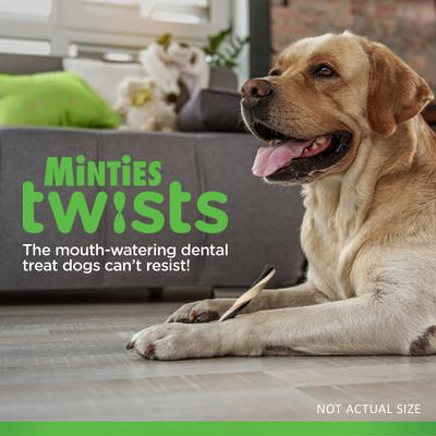 Twists Small Vanilla Mint Dental Dog Treats, 24-oz bag, count Varies