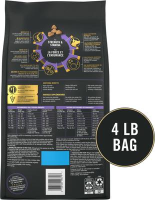 Sport Performance Adult 7+ High-Protein 30/17 Chicken & Rice Formula Dry Dog Food, 4-lb bag