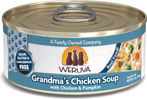 Grandma's Chicken Soup Chicken & Pumpkin in Gravy Grain-Free Wet Cat Food, 5.5-oz, case of 24