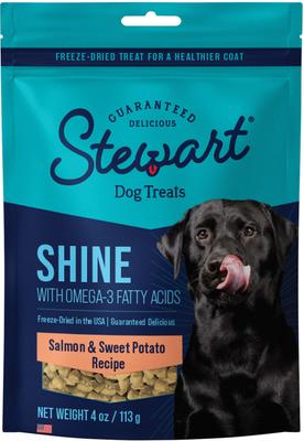 Shine Salmon & Sweet Potato Recipe Grain-Free Freeze-Dried Dog Treat, 4-oz bag