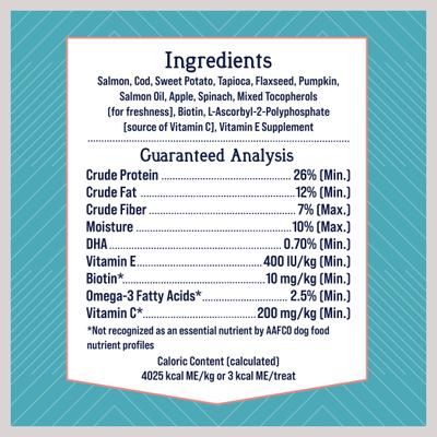 Shine Salmon & Sweet Potato Recipe Grain-Free Freeze-Dried Dog Treat, 4-oz bag