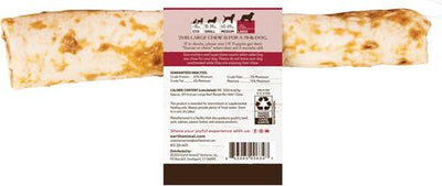No-Hide Large Rolls Long Lasting Natural Rawhide Alternative Beef Recipe Chew Dog Treats, 1 count