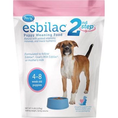 PetAg, Esbilac Healthy Development / 2nd Step, Puppy Weaning Food, DHA + Vitamin E, 397 g / 2.27 kg.