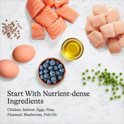 Minced Chicken & Salmon Recipe in Gravy Grain-Free Canned Cat Food, 3-oz can, case of 24