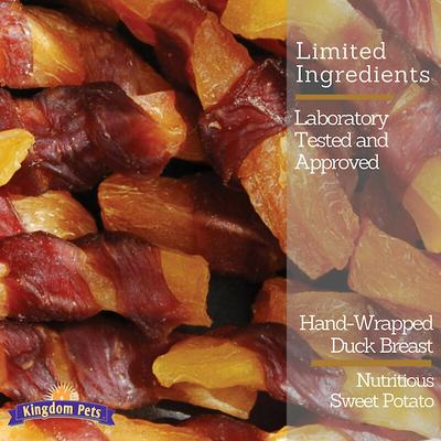 Duck & Sweet Potato Jerky Twists Dog Treats, 48-oz bag