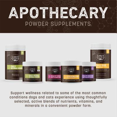 Apothecary Stop Eating Stool Coprophagia & Digestive Powder Supplement for Dogs & Cats, 8-oz container