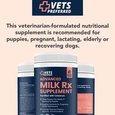 Advanced Milk Rx Dog Supplement, 12-oz jar