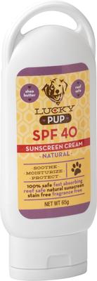 Loción protectora solar en crema para perros SPF40, botella de 2.3 fl oz