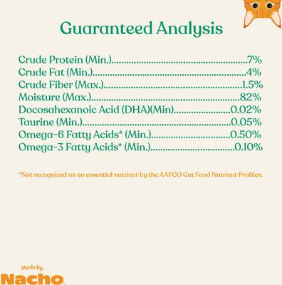 Made by Nacho Wild-Caught Chicken & Herring Recipe with Bone Broth Minced Wet Cat Food, 3-oz can, case of 6