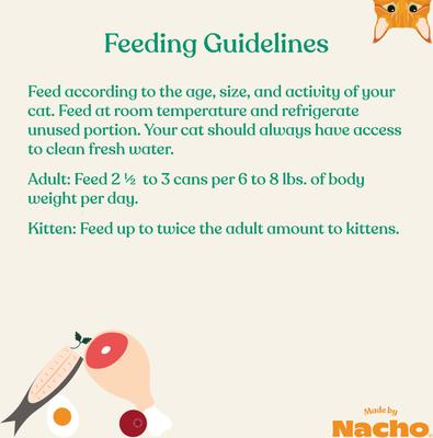 Made by Nacho Wild-Caught Chicken & Herring Recipe with Bone Broth Minced Wet Cat Food, 3-oz can, case of 6