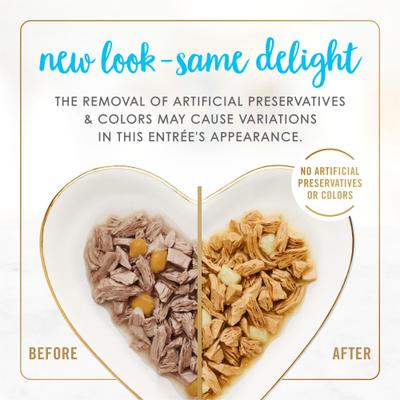 Delights with Cheddar Grilled Tuna & Cheddar Cheese Feast in Gravy Canned Cat Food, 3-oz, case of 24