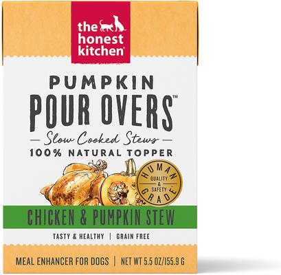 Pumpkin POUR OVERS Turkey & Pumpkin Stew Wet Dog Food Topper, 5.5-oz, case of 12